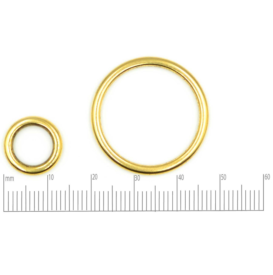 Mini Hoop- Antique Gold