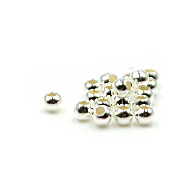 Sterling Silver 2mm Rounds- Large Hole