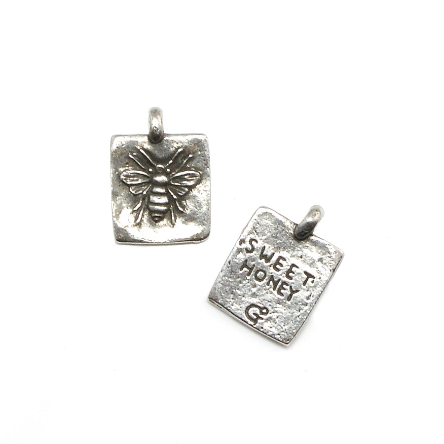 Sweet Honey Bee- Pewter - Beadshop.com