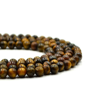 Tiger Eye- 6mm Rounds